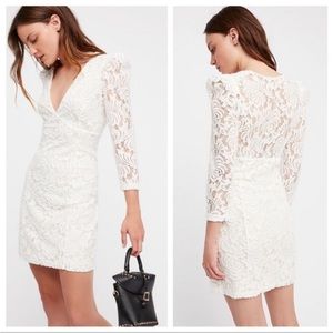 NWT Free People Dana Lace Dress Small